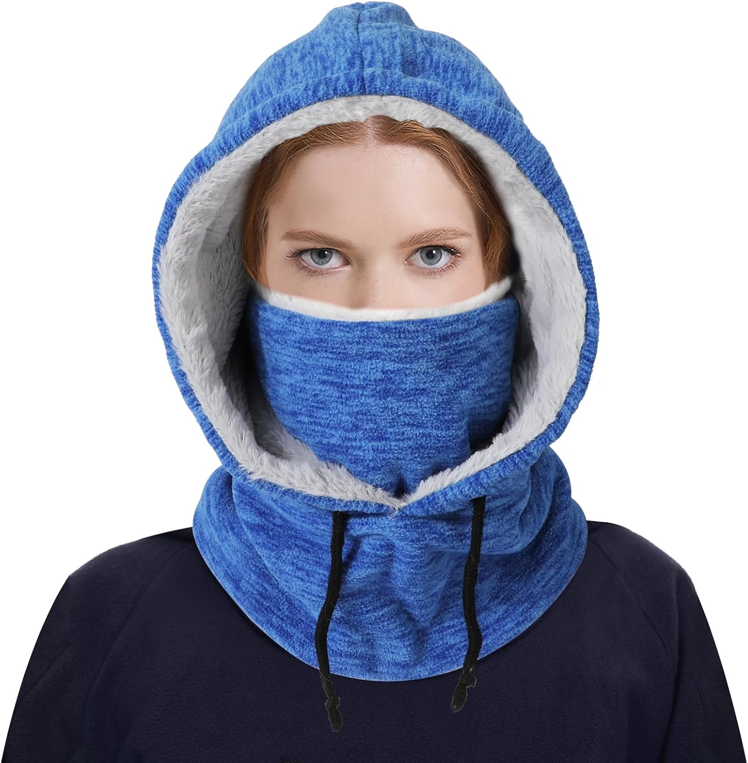 TAGVO Pasamontañas Invierno Capucha Polar Máscara de Esquí, Termico Balaclava Máscara Forro Polar Multifuncional para Invierno Esquiar Ciclismo Deportes Aire Libre Cara Completa Sombrero Unisex