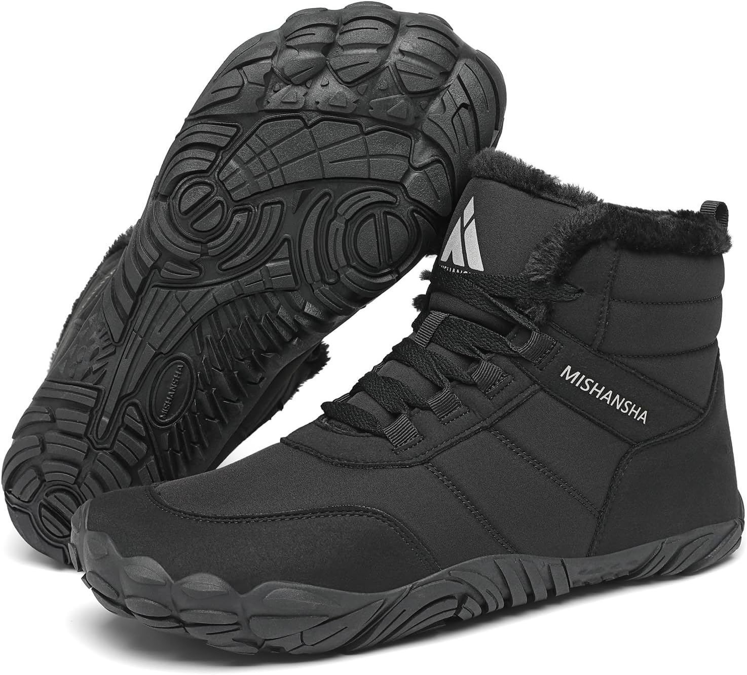 Mishansha Botas de Invierno para Mujer Hombre Forradas Cálidas Gr.36-48