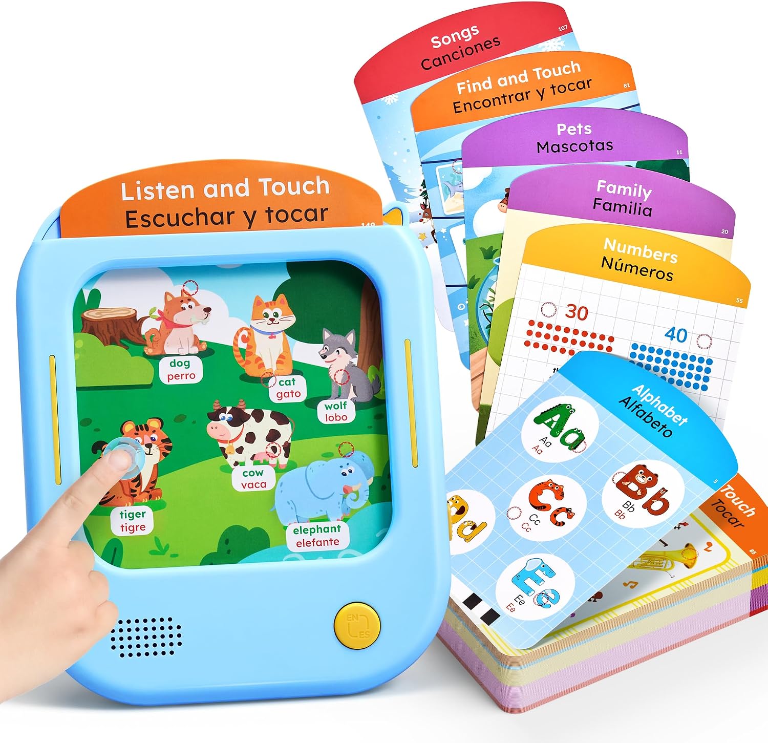 JoyCat Tablet Infantil Juguete Educativo 2-6 Años