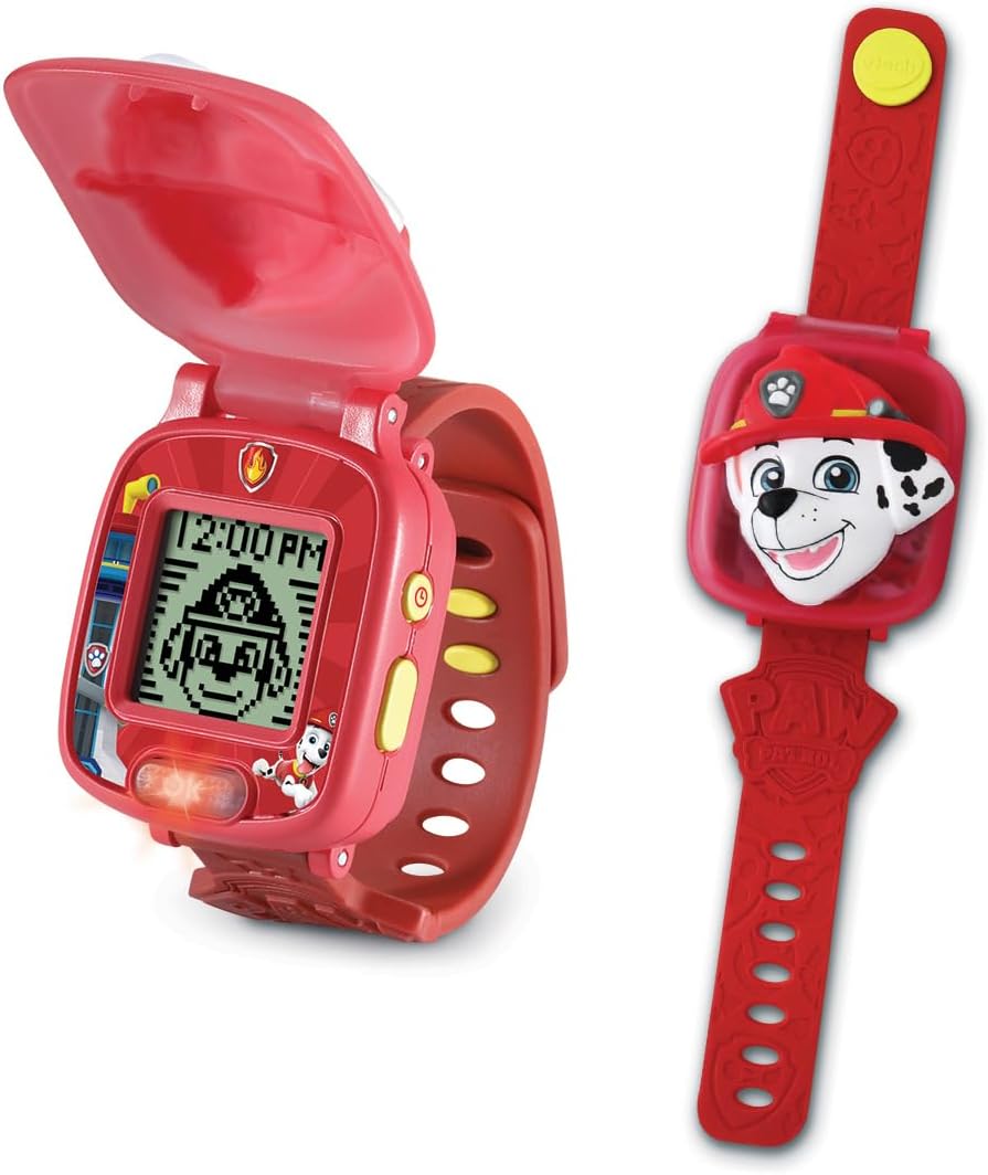 VTech - Reloj Educativo de Marshall, Patrulla Canina, Juguete Interactivo para niños +3 años, Personaliza, Juega y Aprende, Versión ESP