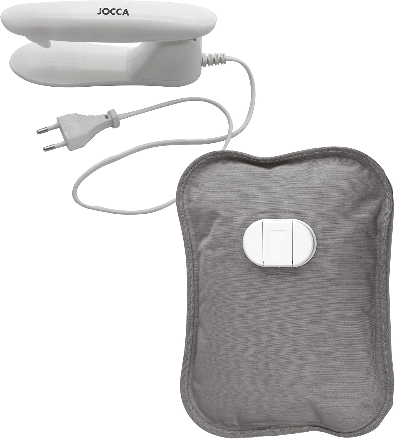 JOCCA - Bolsa Eléctrica de Agua Caliente 450W| Calor Terapéutico para Aliviar Dolores| Calentamiento Rápido | Apagado Automático| 2 Horas de Calor Constante| Protección Antifugas