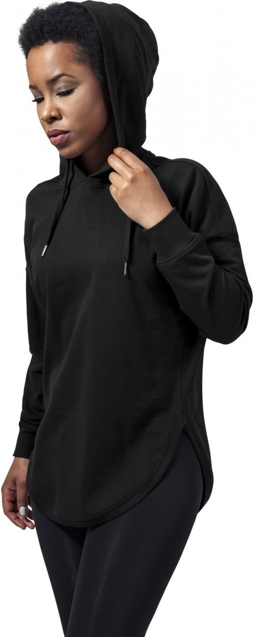 Urban Classics Sudadera con Capucha Grande Mujer Sudadera con Capucha Gris/Melé