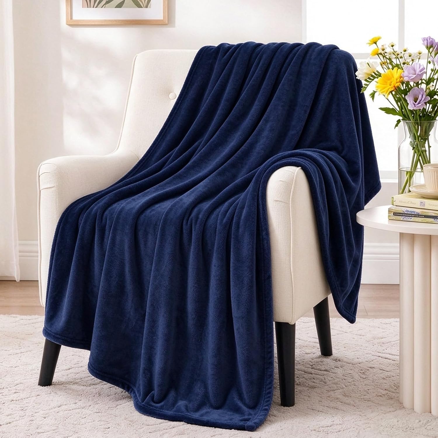Aisbo Manta Sofa 150x200, Suave Manta Polar Franela Cama 90 / 135, Gris