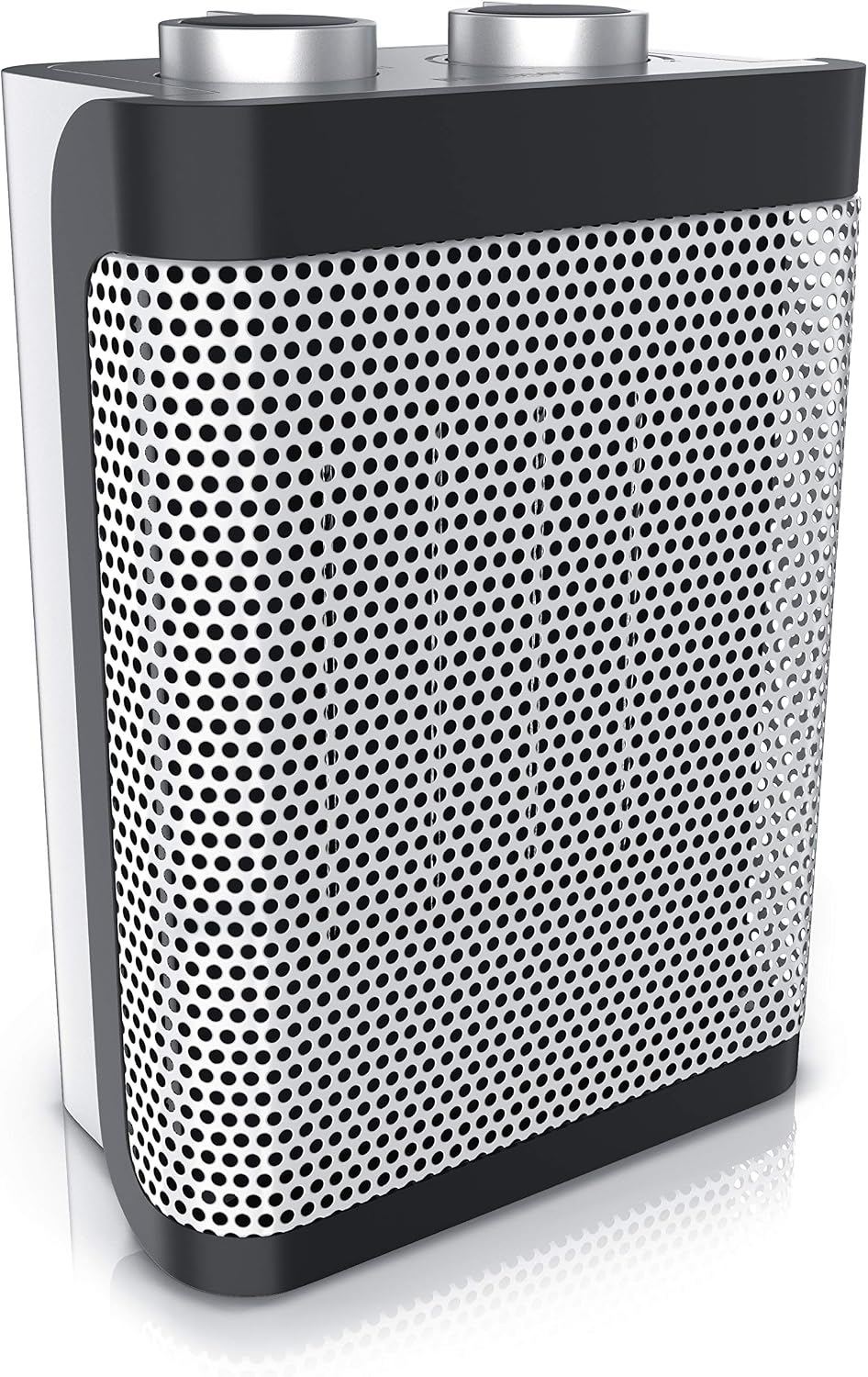 Brandson - Calefactor de cerámica - 2 niveles de potencia - Regulación de temperatura continua - 1500 W - Calefactor de baño de bajo consumo - Silencioso - Protección contra sobrecalentamiento,