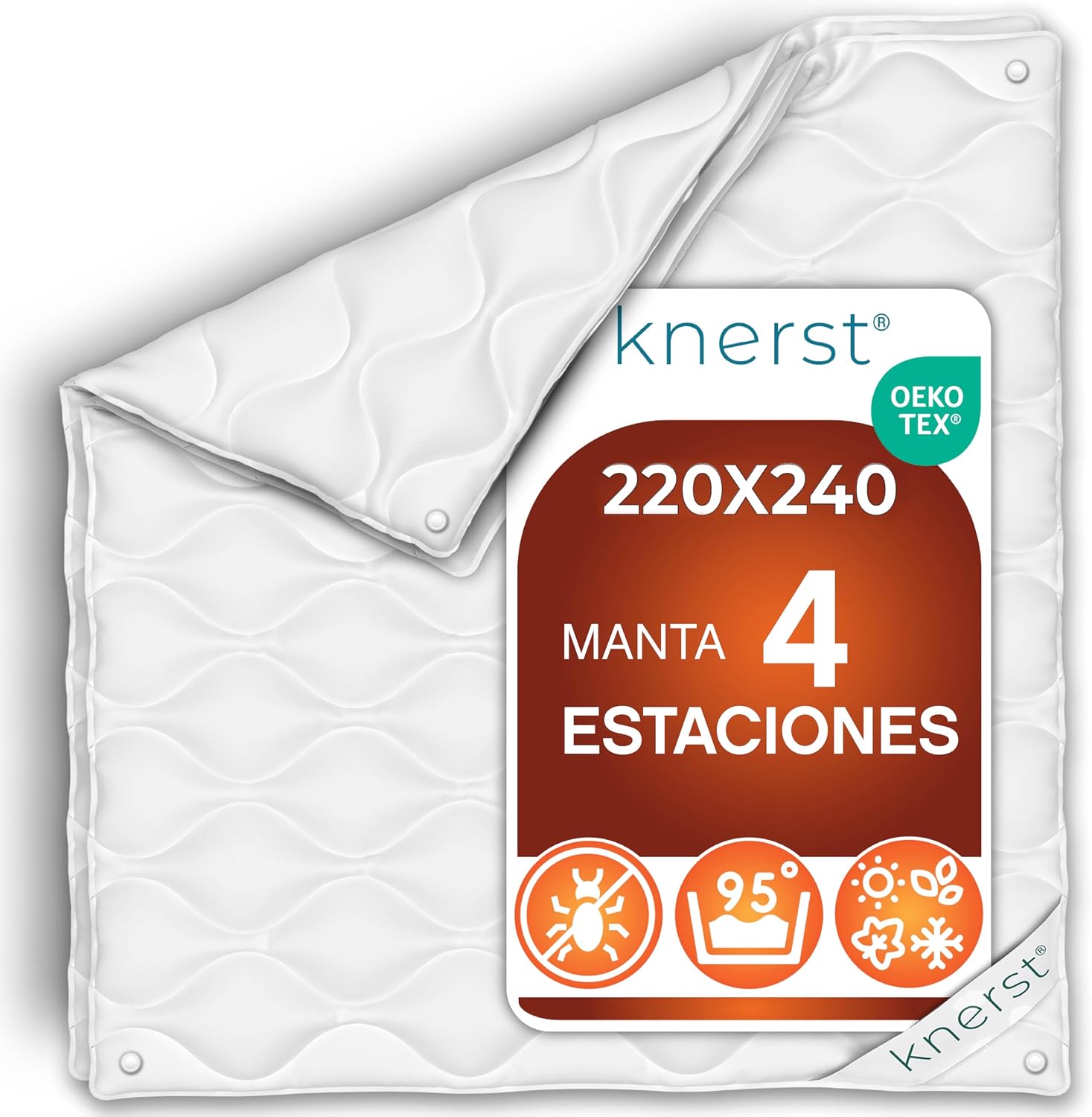 KNERST Edredon Nordico 4 Estaciones 240x220, Relleno Nordico Microfibra