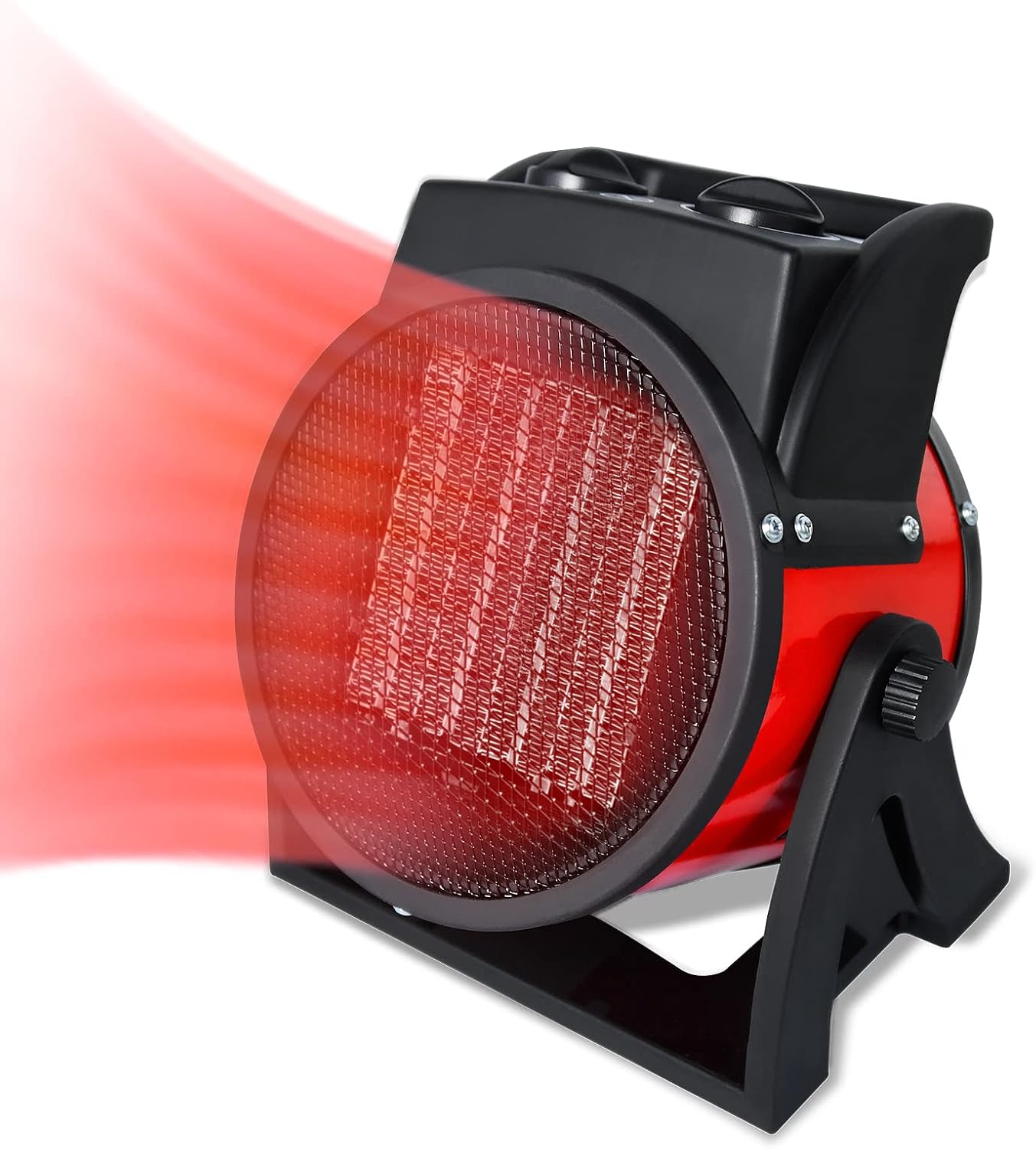 UISERBT Calefactor Cerámico 3000 W Calentador eléctrico con protección contra sobrecalentamiento,con 2 Potencias de Calor, Calentador industrial para Taller Apartamento Garaje
