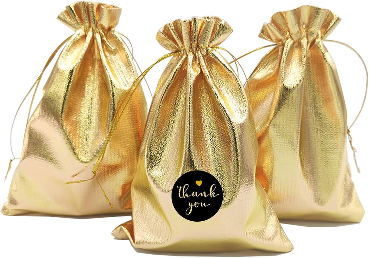 DUGYIRS 100 Piezas Bolsas de Regalo con Cordón 13x18 cm