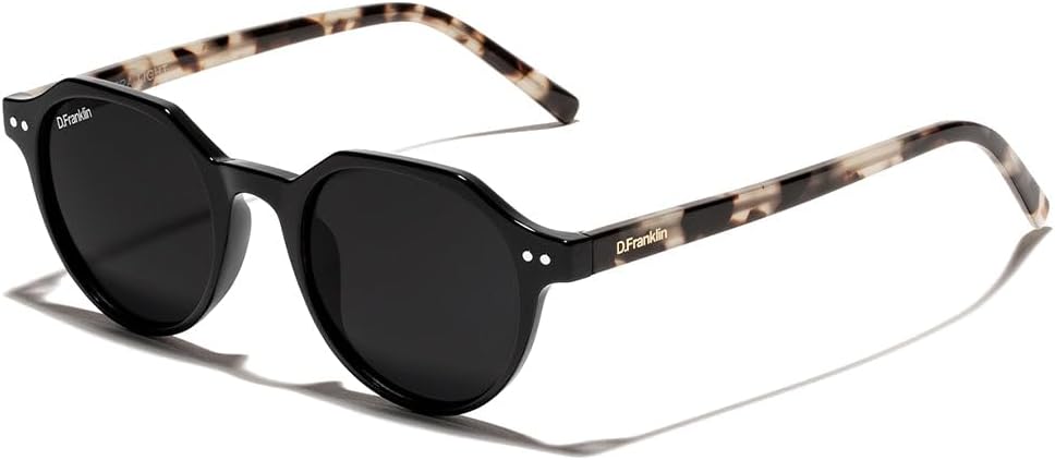 D.Franklin Gafas de sol unisex con cristales de protección UV - Modelo ultra light s - Octogonal - Para Hombre y Mujer - Sunglasses