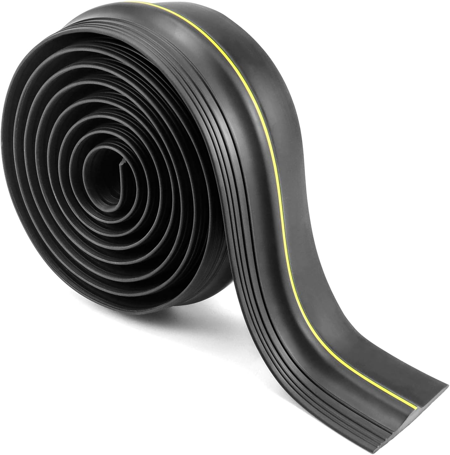 QWORK® 4.8m sello de umbral de puerta de garaje, burlete de goma para puerta de garaje