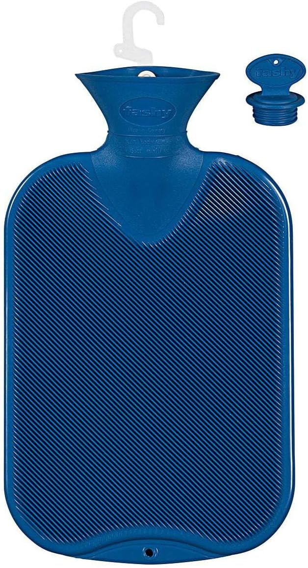 Fashy 2 L Saphir Double Ribbed Hot Water Bottle (Paquete de 2)