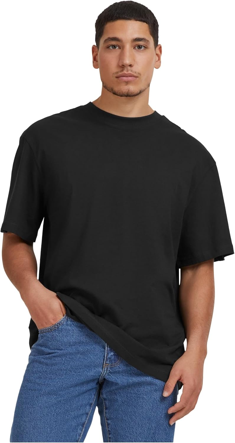 Urban Classics Organic Tall tee Hombre Camiseta Negro Más Grande