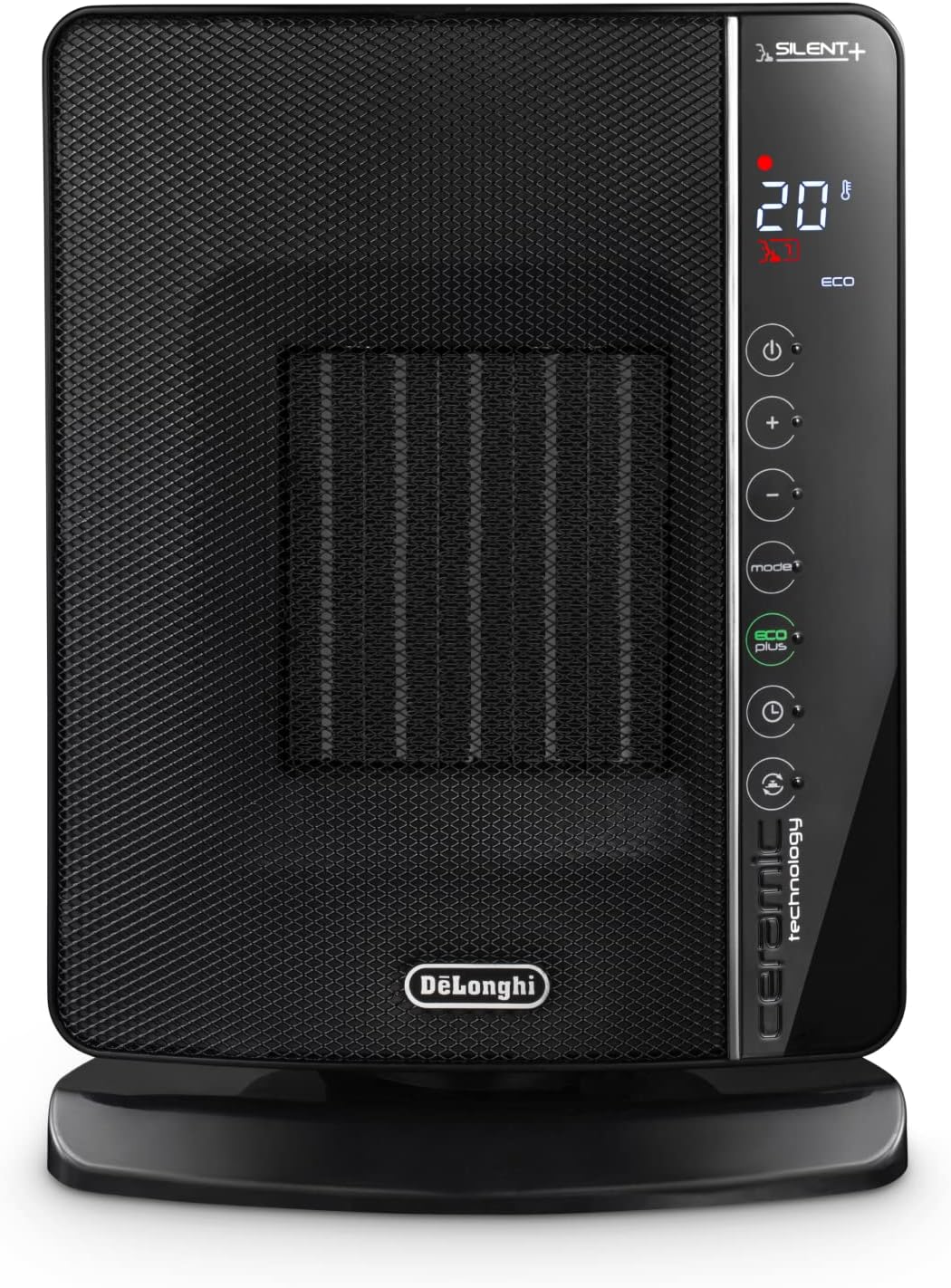 DeLonghi DCH7993ERBC - Calefactor, 2400 W, color negro