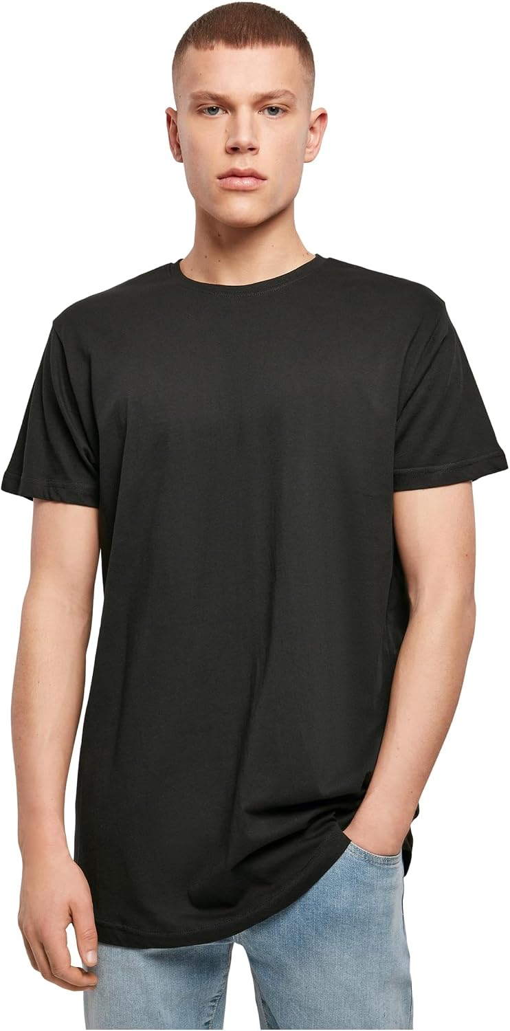 Build Your Brand Shaped Long tee Camiseta Hombre