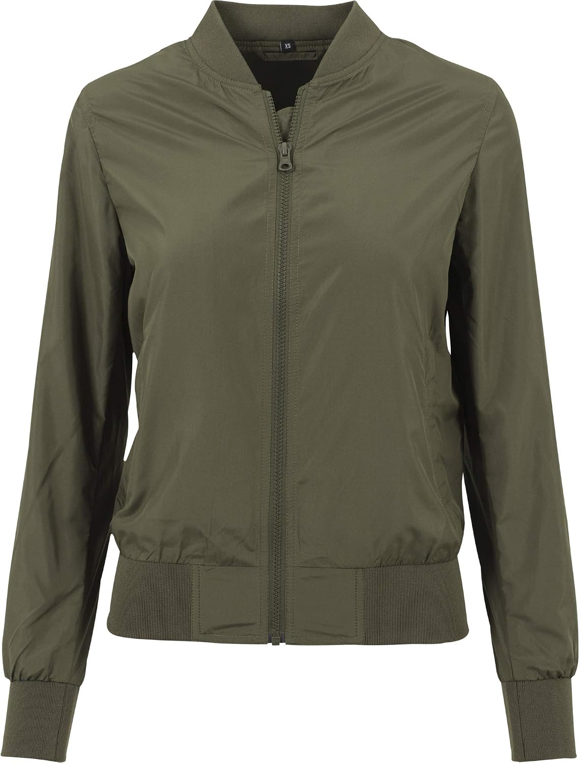 Build Your Brand Chaqueta Bomber de Nailon Para Mujer Chaqueta bomber de nailon para mujer Mujer