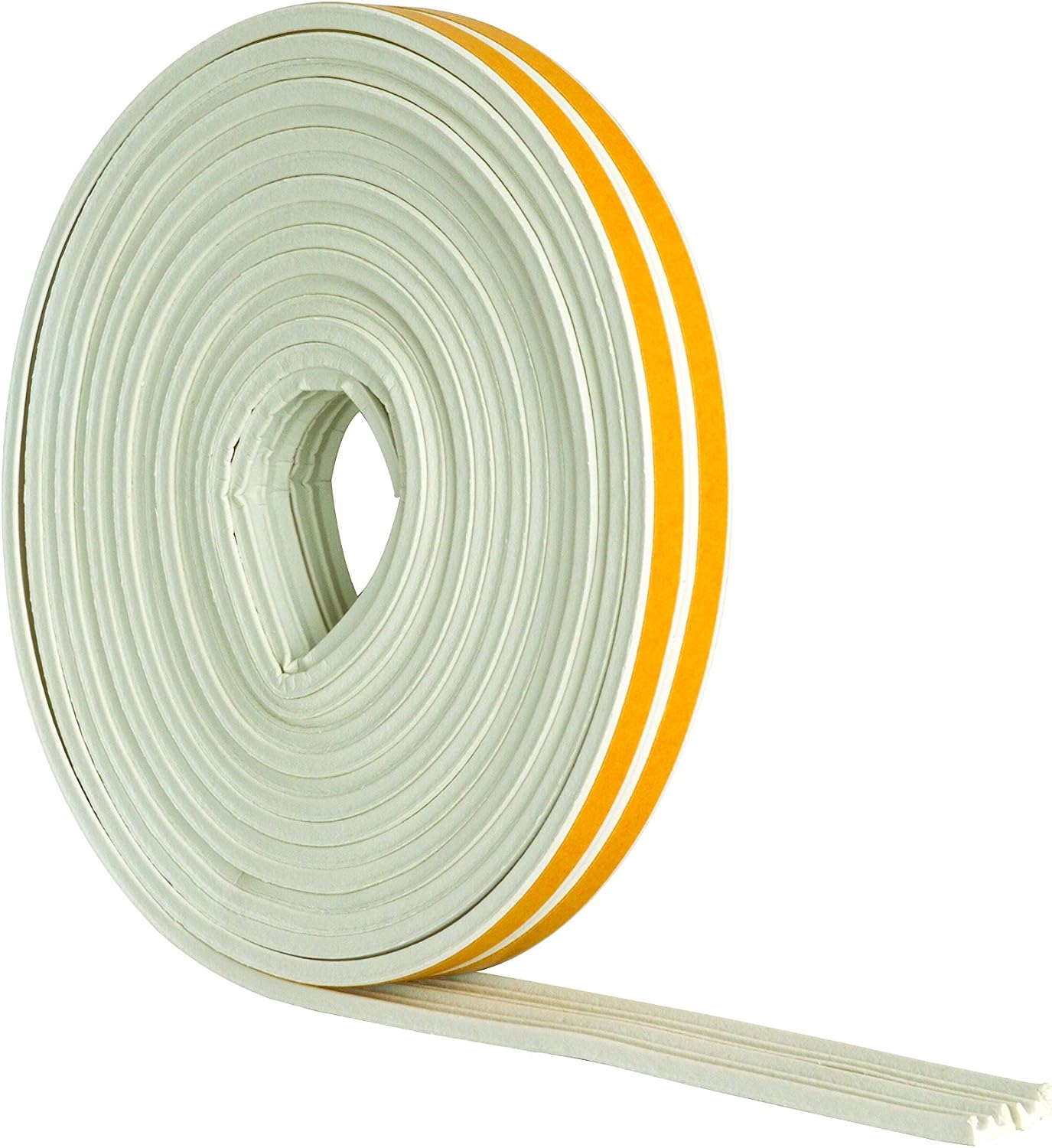 STORMGUARD B06XFC5LZ8 EPDM - Burlete de goma autoadhesivo, 5 m, color blanco