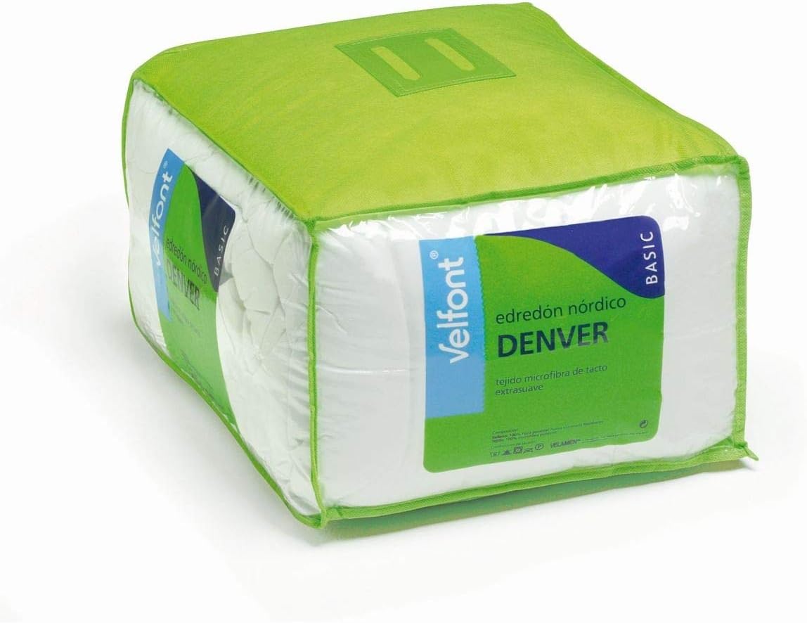 Velfont Relleno NORDICO Color Blanco DE 400 GR para Cama DE 90