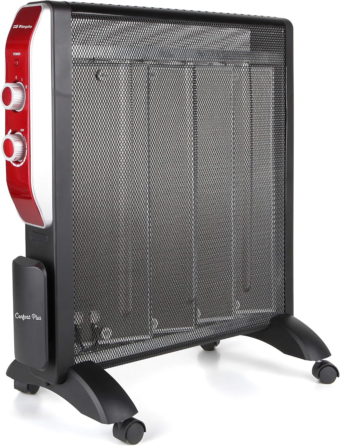 Orbegozo RMN 2050 Radiador Eléctrico Bajo Consumo, Rojo, 2000 W