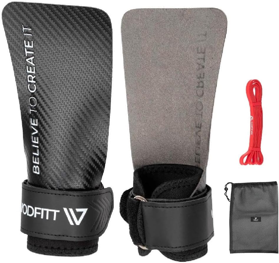 CALLERAS para Crossfit | Grips Sin Agujeros Fibra de Carbono Guantes Gimnasio Hombre y Mujer | Protección de Manos | Muñequeras Crossfit Guantes Gym Cross Mujer