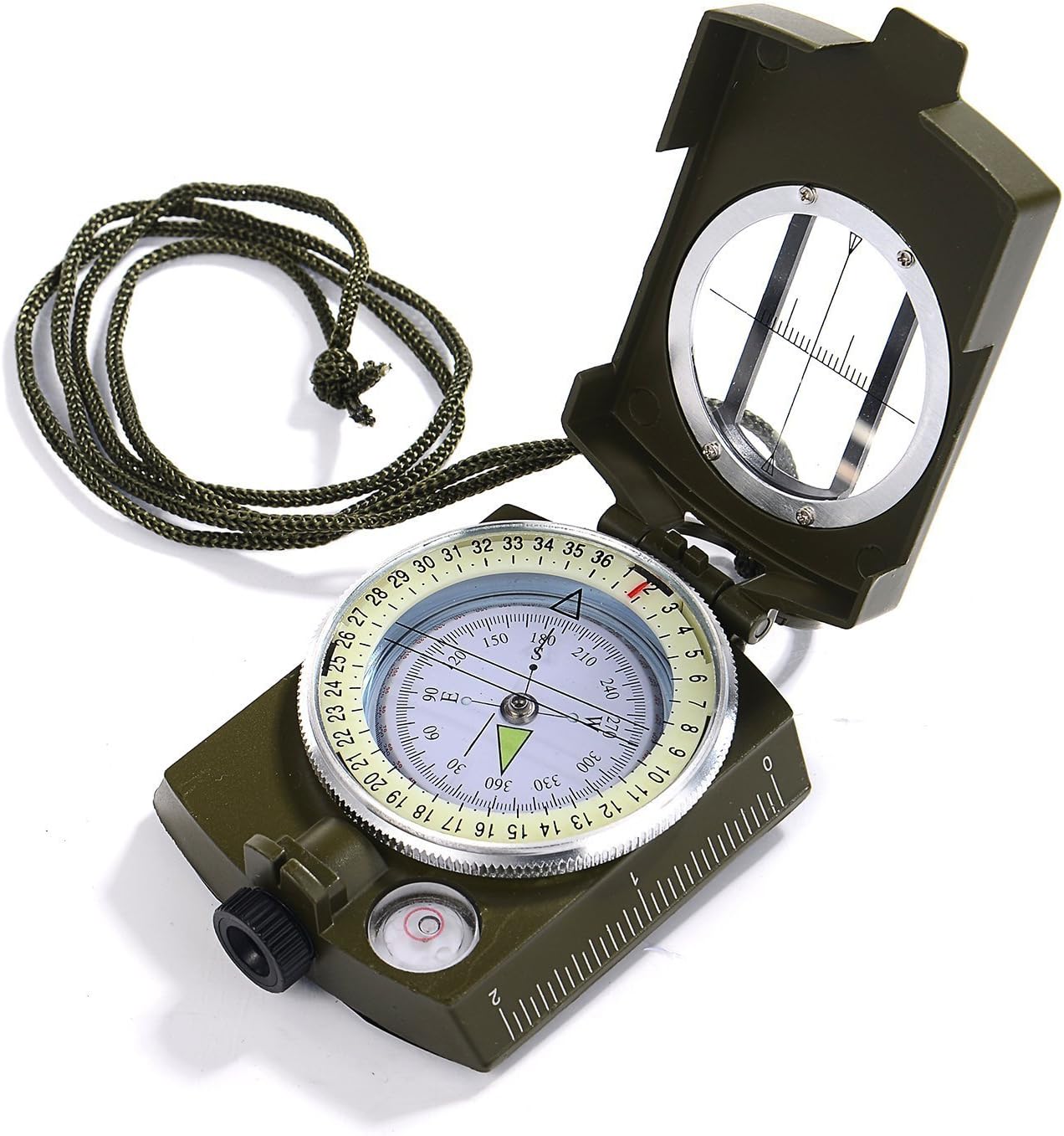 GWHOLE Brújula Militar de Orientación Impermeable para Senderismo